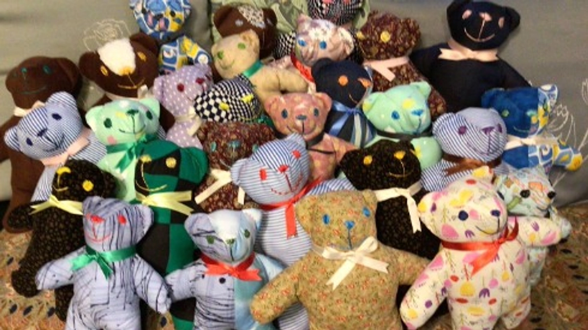 今月発送予定の「くまちゃん」が出来上がりました。