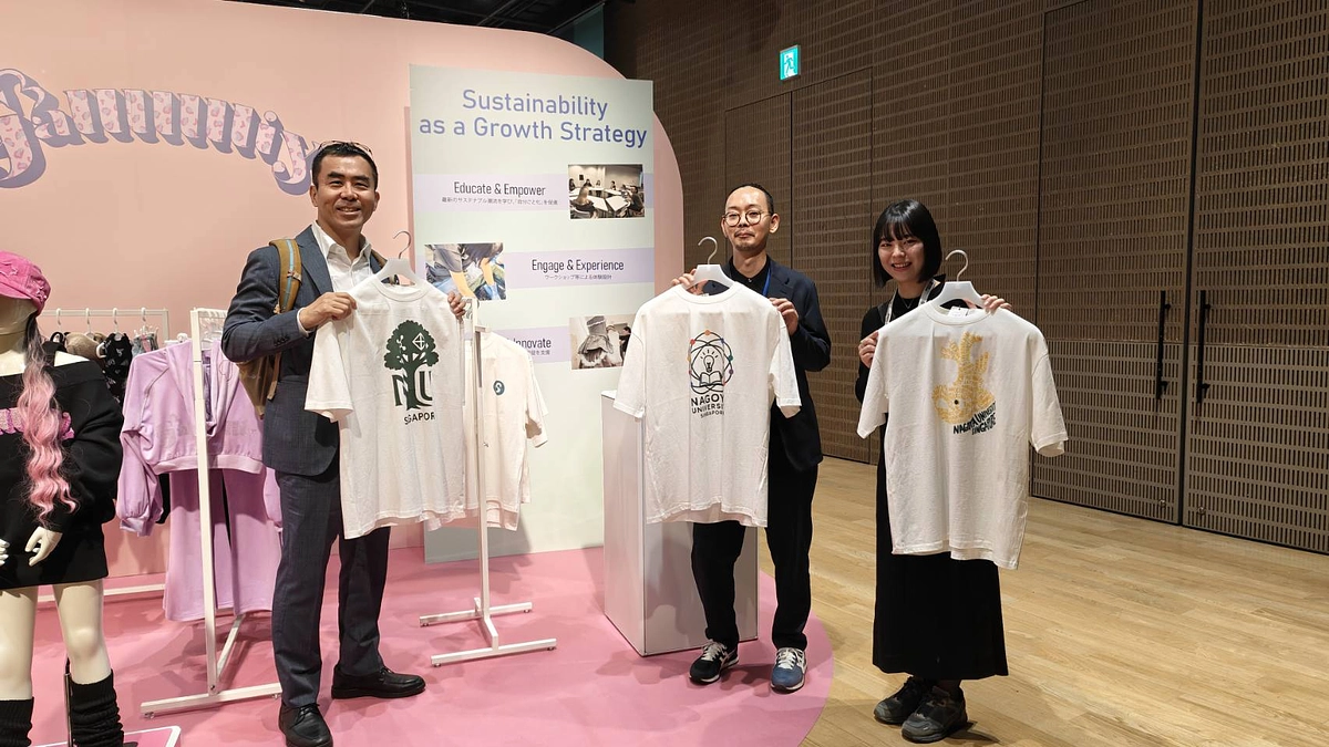LinkT ProjectのTシャツが企業展示会に登場！！