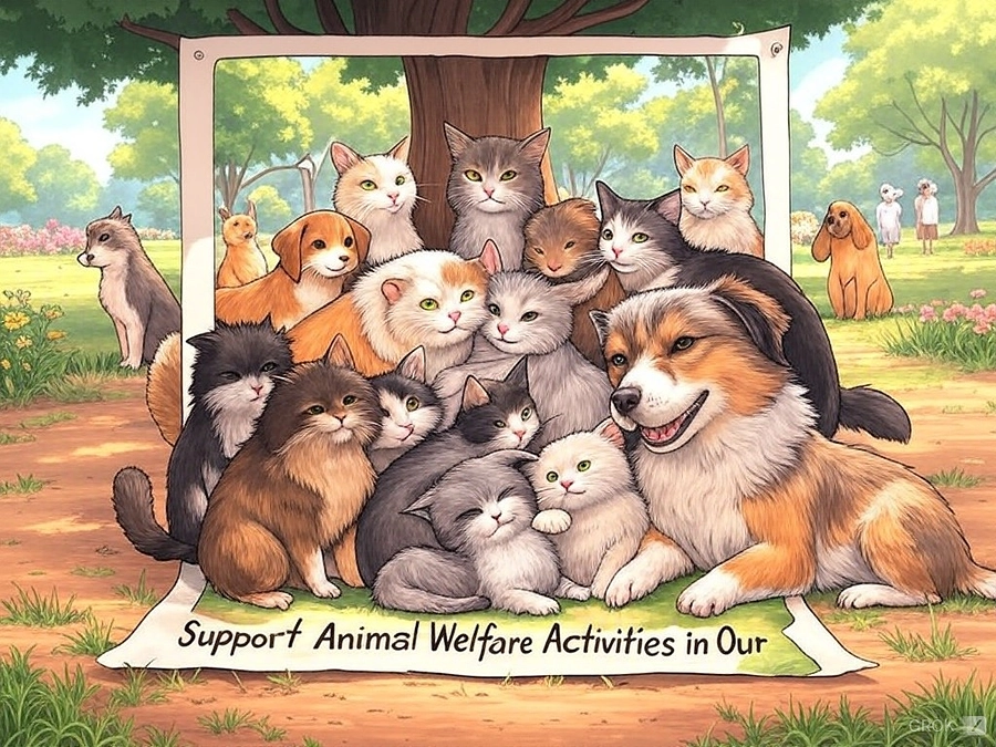 「涙の輝き、愛の軌跡：犬猫と共に紡ぐ、永遠の命の詩」