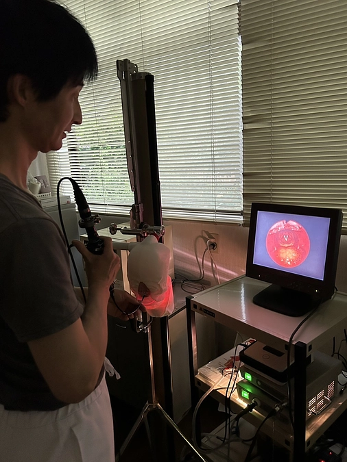 嚥下内視鏡ケーススタディ用のマネキン作製進捗について