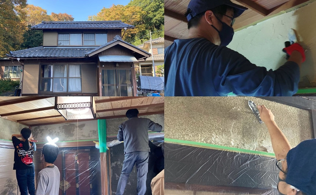 4/13（土） Kuu Neru Warau Home01　壁塗り体験！！