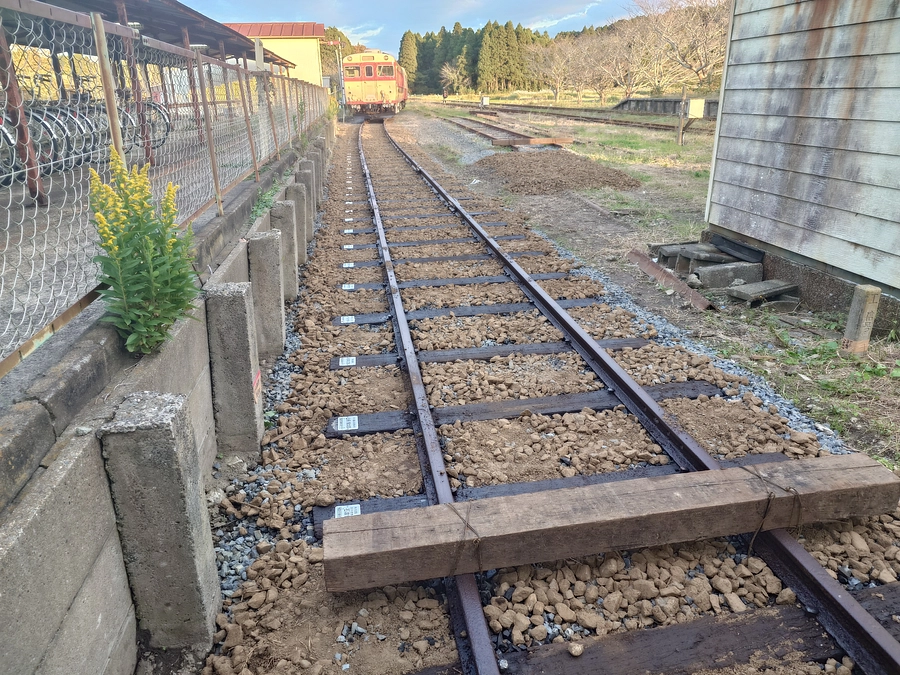 【工事日誌】東国吉支線0番線軌道整備　工事完成