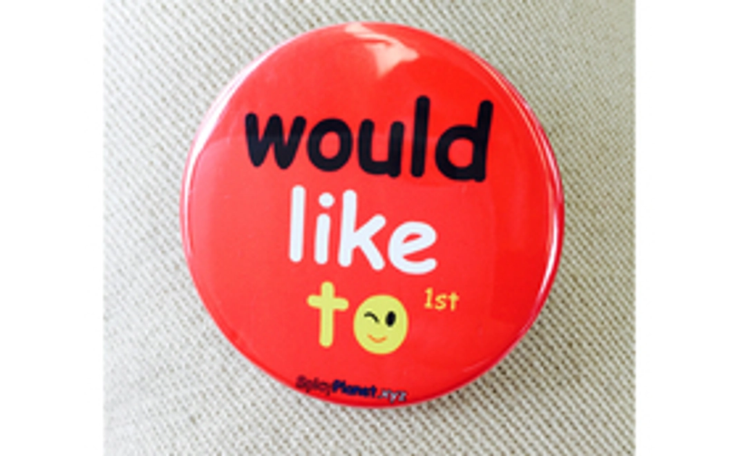 限定「would like to 1st」缶バッジ+感謝の気持ちを込めたサンクスメール