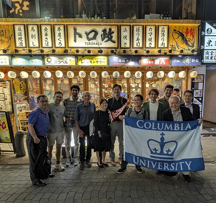 アイビーリーグOB会の皆様に激励いただきました