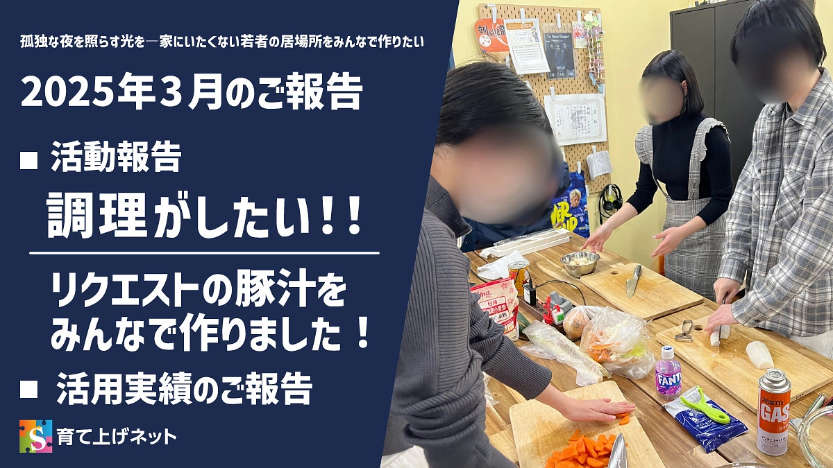 【報告】25年3月の活動状況