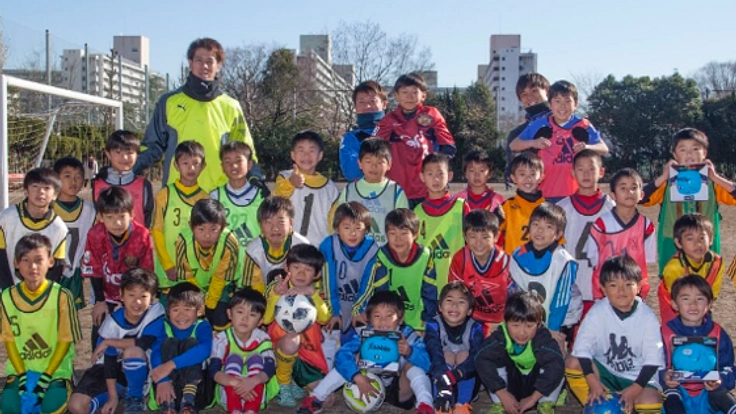 子供達を参加費無料でJリーガーのサッカー教室に招待したい！