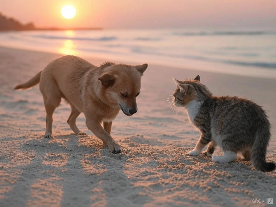 「夜空に響く、命の旋律：犬猫との出会いが紡ぐ、心震える2024年末」