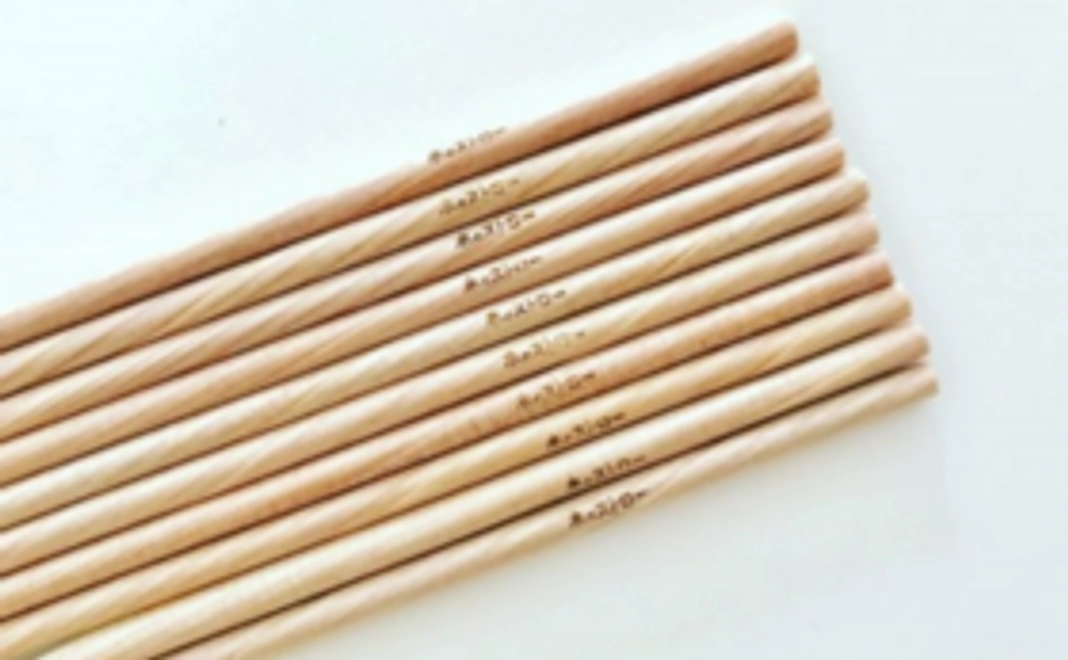 国産木のストロー10本セット刻印入れます