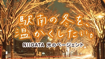 冬の輝きで皆の心を温めたい！NIIGATA光のページェント2024 のトップ画像