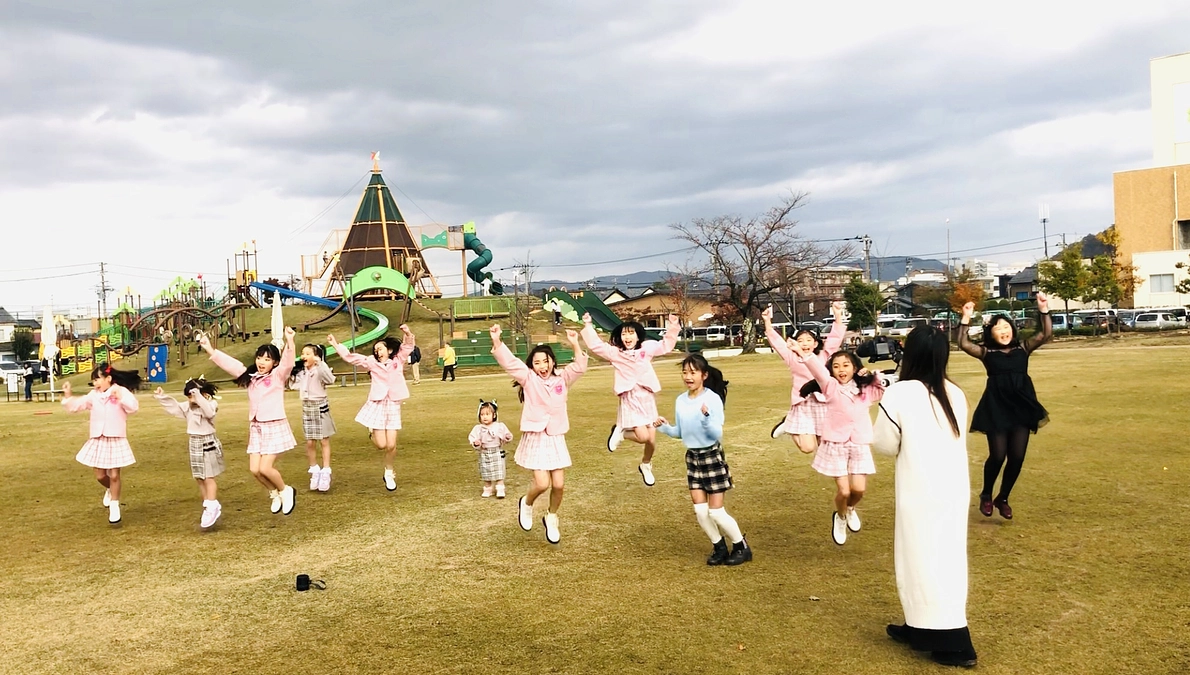 「リミピンと一緒に３rdシングル　”笑顔の太陽”を踊って動画制作ができる権利」撮影しました