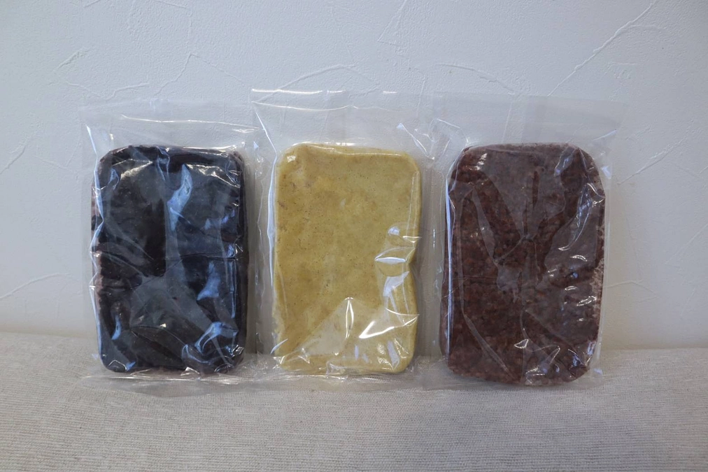 雑穀３種のパッキングが完了しました