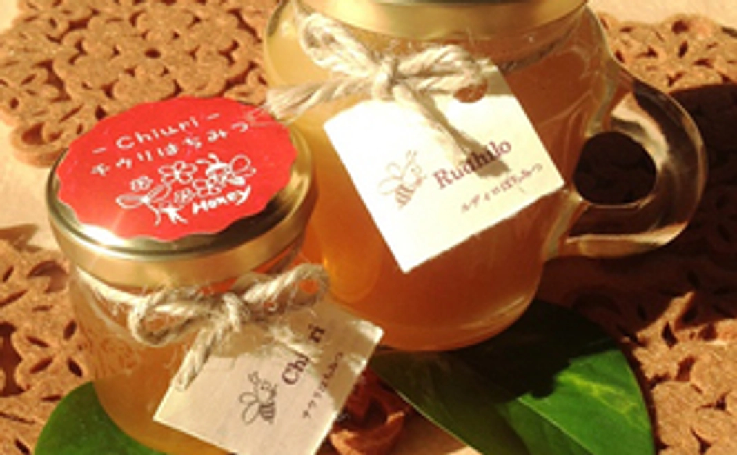 はちみつ２瓶120g＋はちみつジャム１瓶＋森のサンクスカード