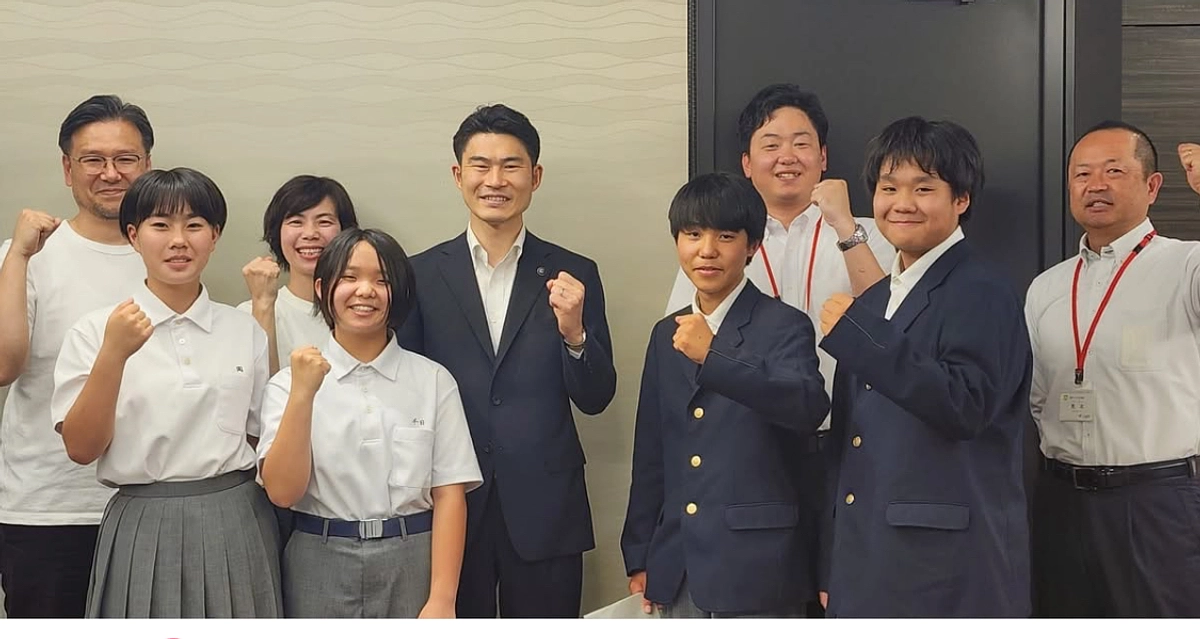 三原市長に表敬訪問しました😊