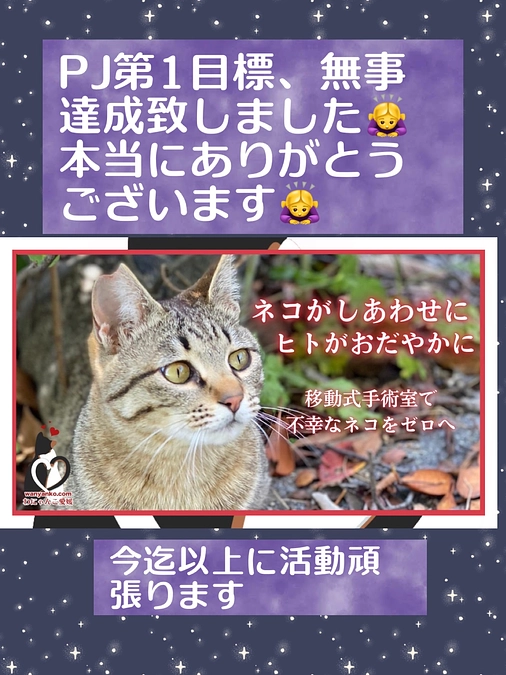 PJ達成の御礼  本当にありがとうございました🙇‍♀️