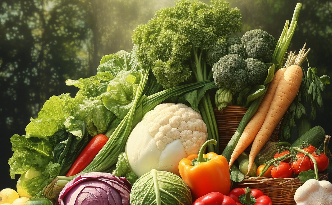 クマ活動お礼自然農野菜