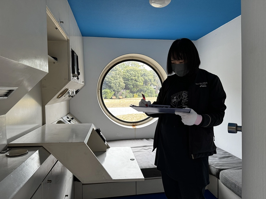 埼玉県立近代美術館のモデルルームカプセルを実測調査しました