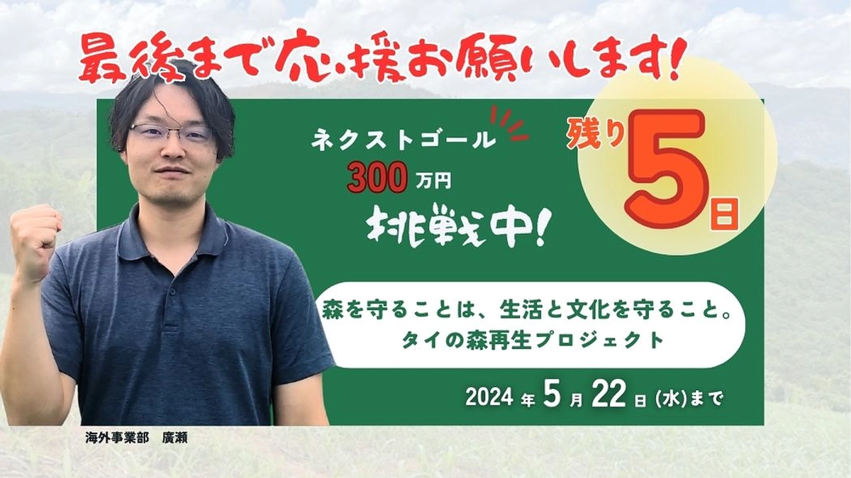 あと5日！　拝啓　サワディーカー！