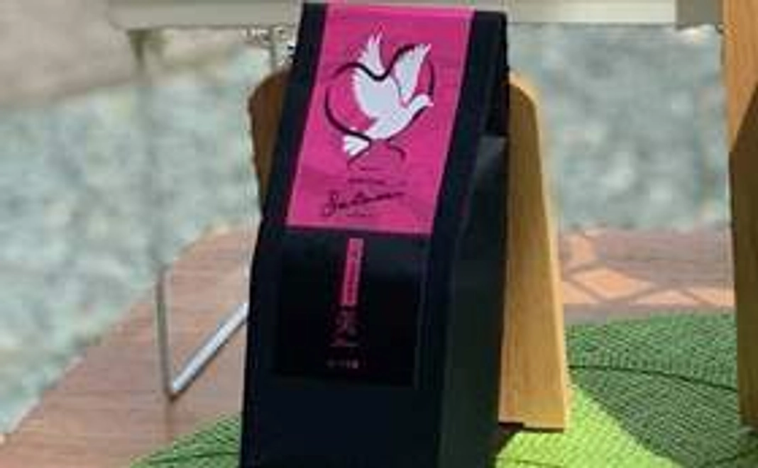 お礼のお手紙とお茶(やぶきた被覆煎茶)