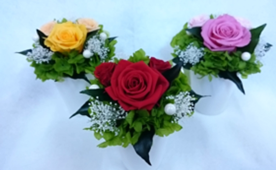 お好きなブリザードフラワーをプレゼント!