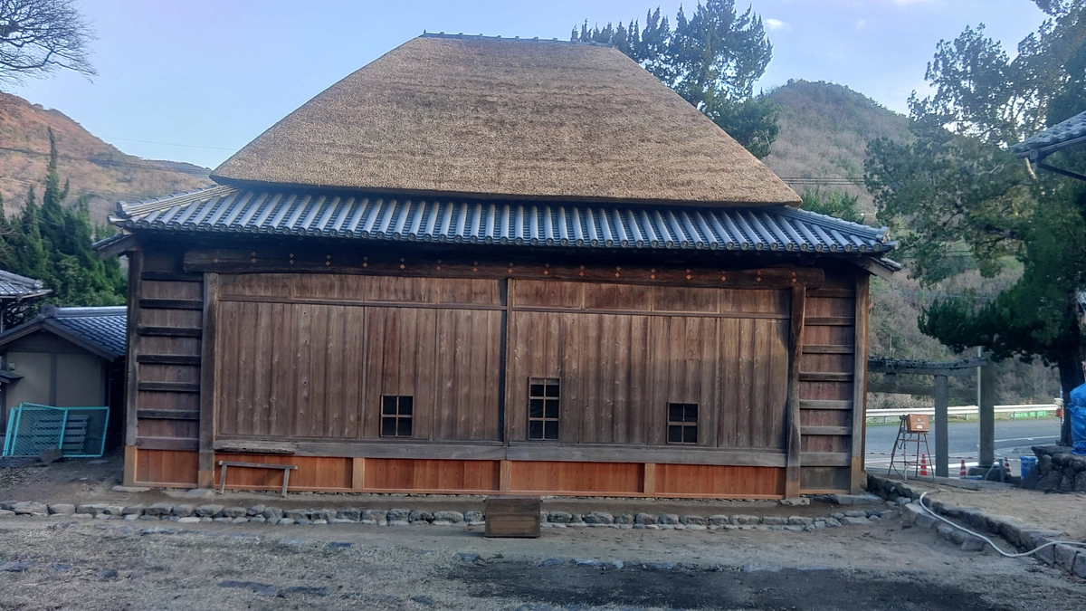 中山の舞台大規模改修落成式を行います