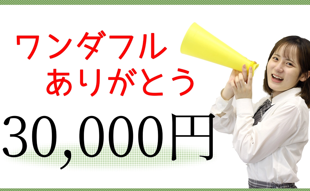 ワンダフルありがとう30,000円コース