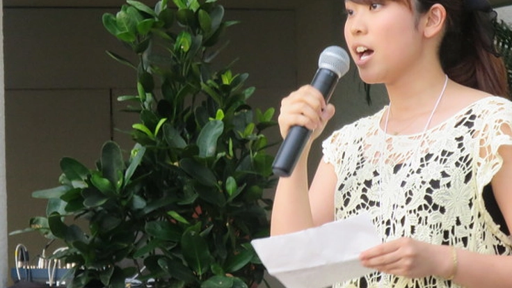 グローバル人材となる女子学生を育てる、スピーチコンテスト開催