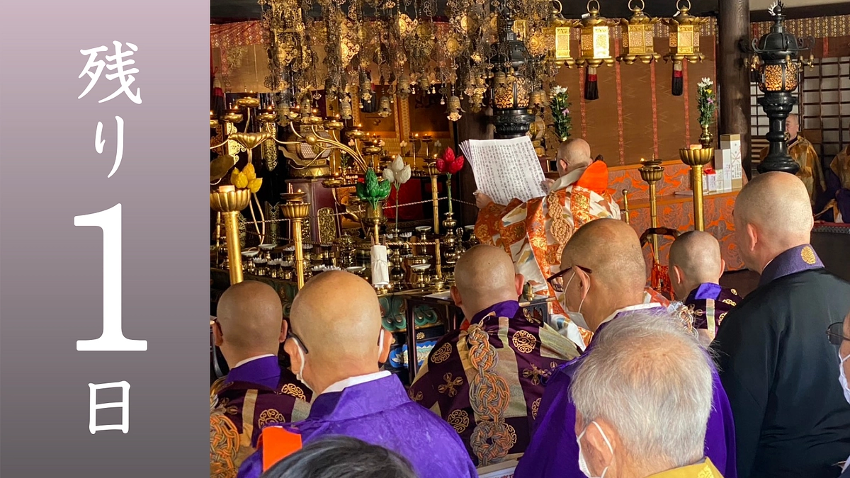 【残り1日】方面別法要の様子と今後の日程
