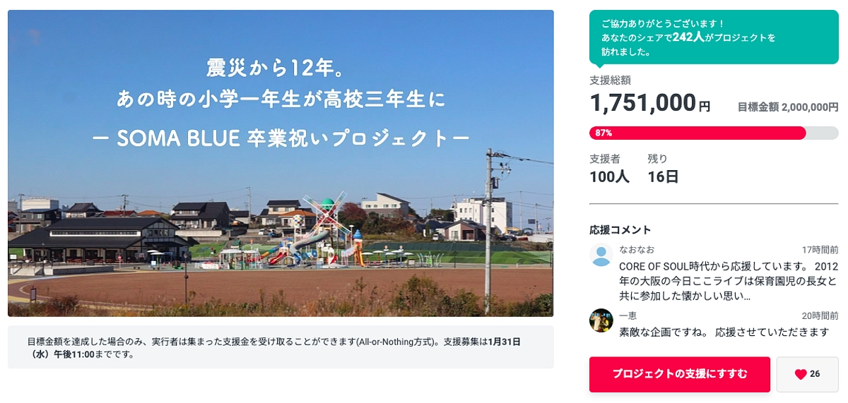 まもなく90%突破...！ネクストゴールも見据えて、まずは目標達成を目指して走り抜けます！