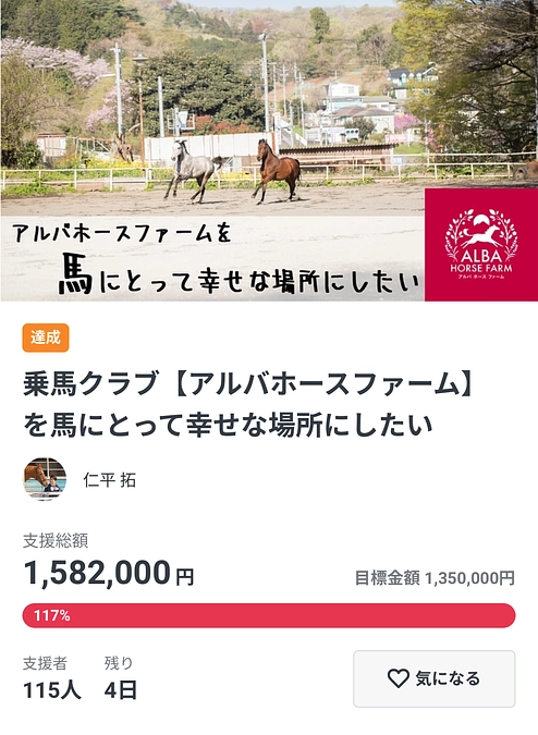 【１００％達成しました】