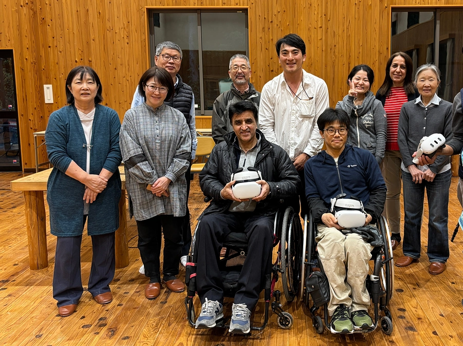 【福祉×VR】日本に住むイランの障害者とその家族と国際交流