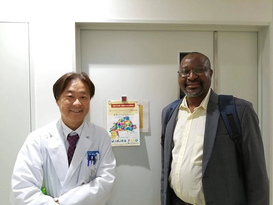 ブルキナファソから来日のカニア博士が、熊本大学の研究室を訪問・講演