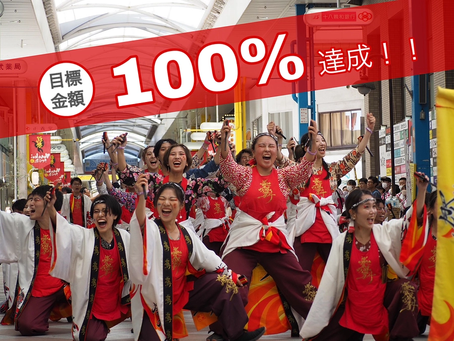 感謝！！ 目標金額を達成しました！