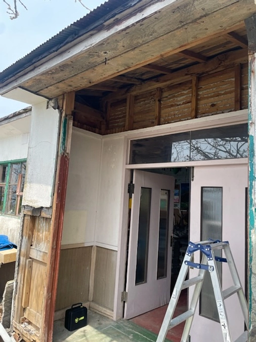 ランプ城工事開始。