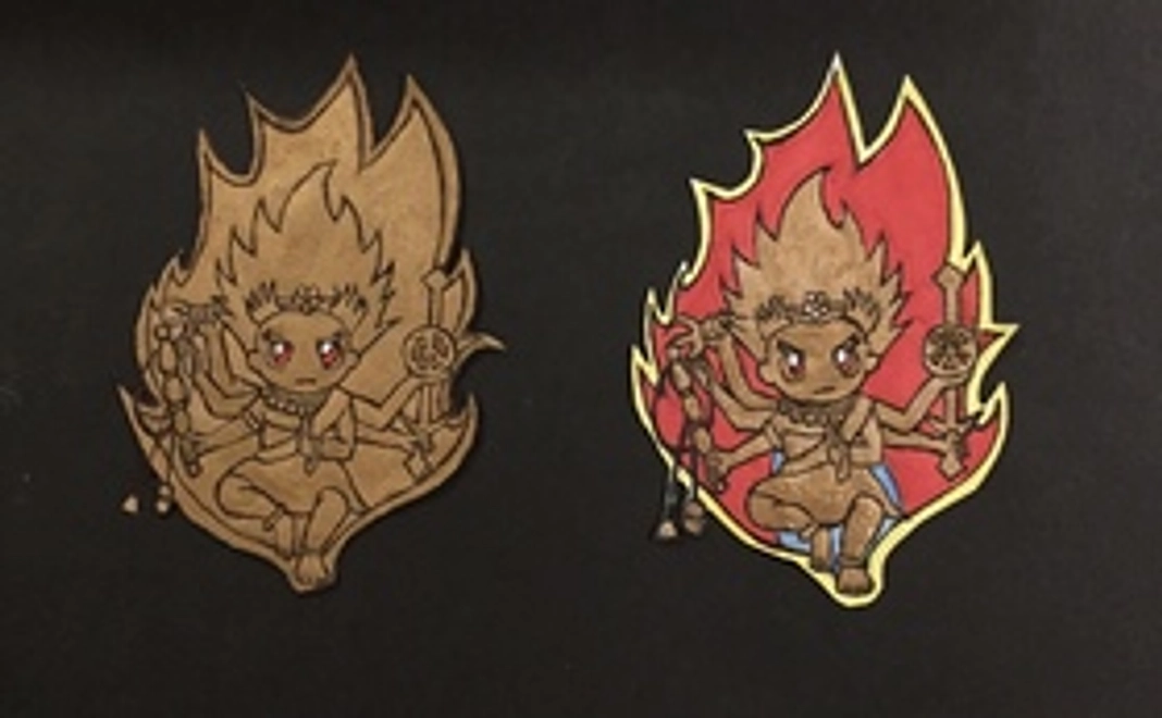 お礼のお手紙と缶バッジ