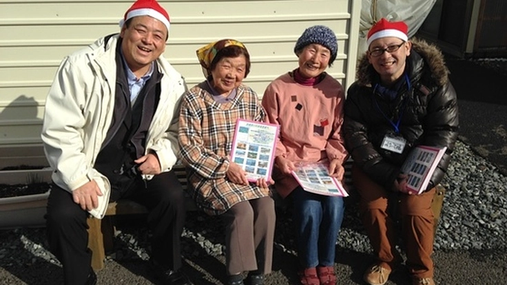 懐かしい石巻の絵をカレンダーにして仮設住宅の皆様に届けたい!