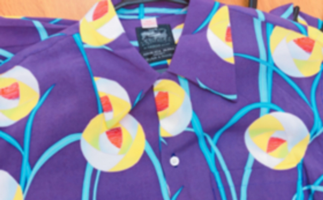 和柄アロハシャツXSサイズ