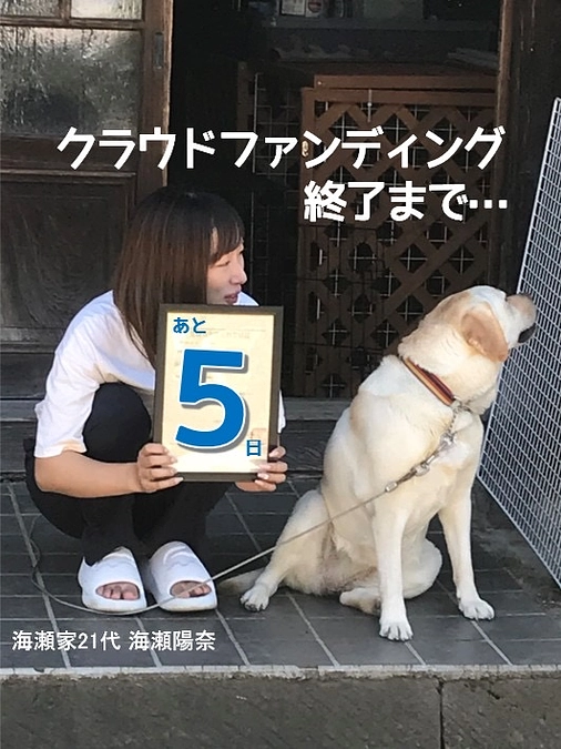 終了日まで5日となりました！