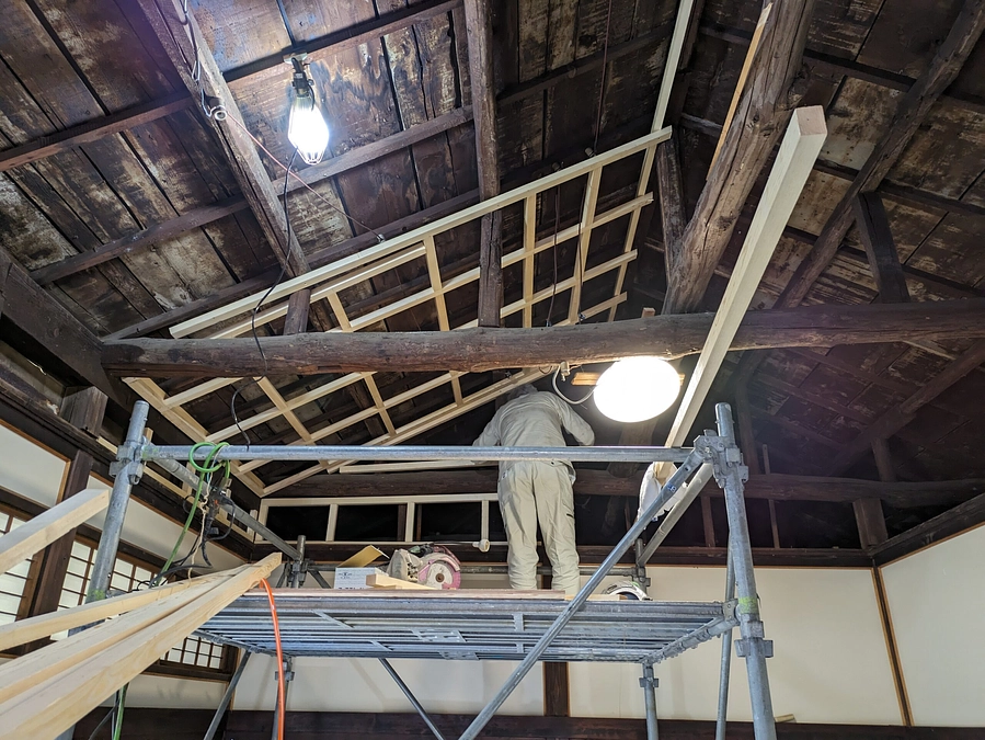 工事が始まりました！