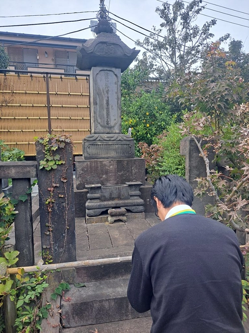 田沼家の墓所へクラウドファンディングの成功をお祈りしてきました。