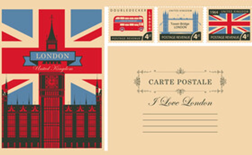 【お礼の絵葉書】をイギリスからお届けします！