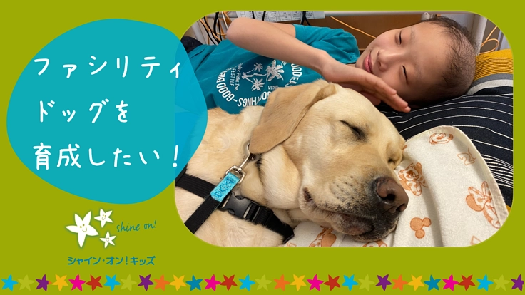 入院する子どもたちの笑顔のために、ファシリティドッグを育成したい！