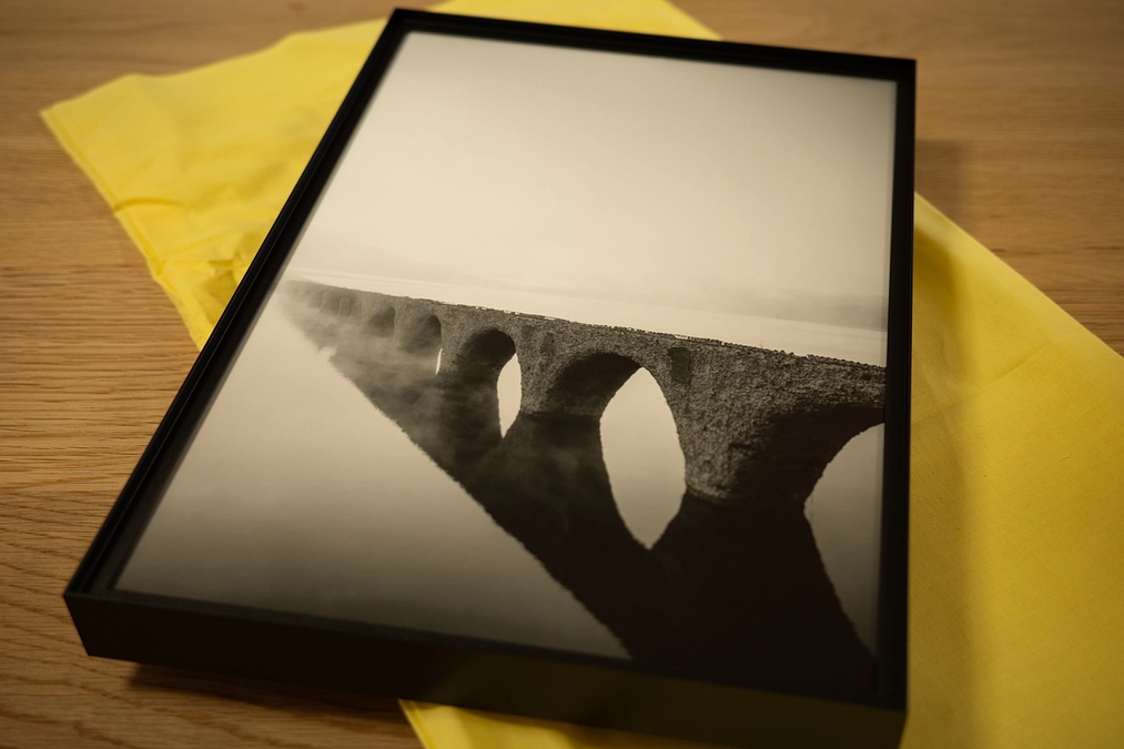 タウシュベツ川橋梁モノクロプリントを1点販売します