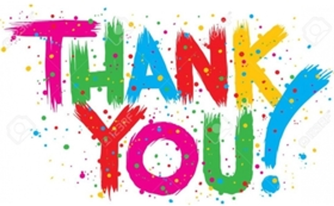 【お礼文の掲示】イベント会場でお名前とお礼文を掲示します！