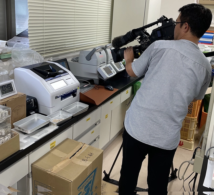 NHKから取材を受けました！