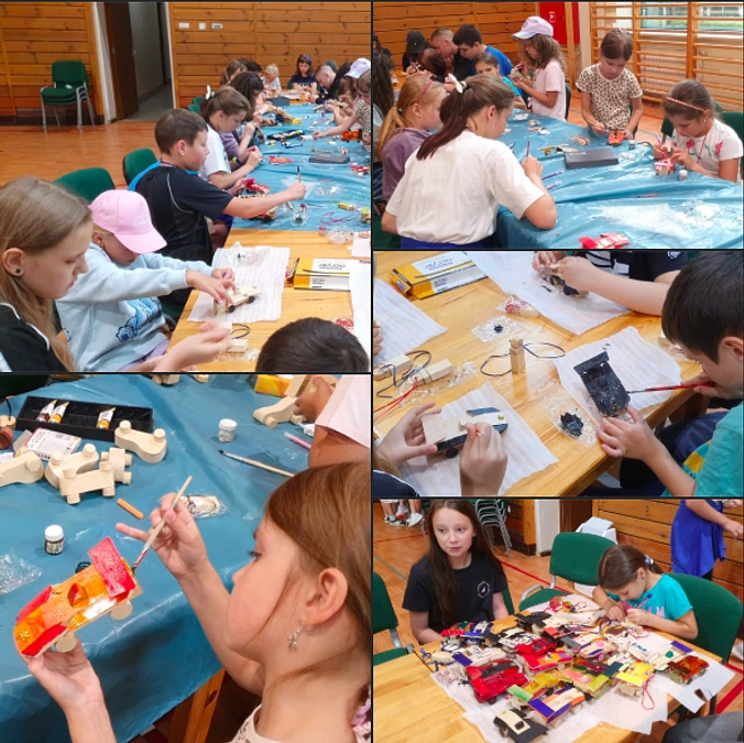 石川県の90歳のおじいさんが作ってくれているヒノキの遊具を使ったワークショップ