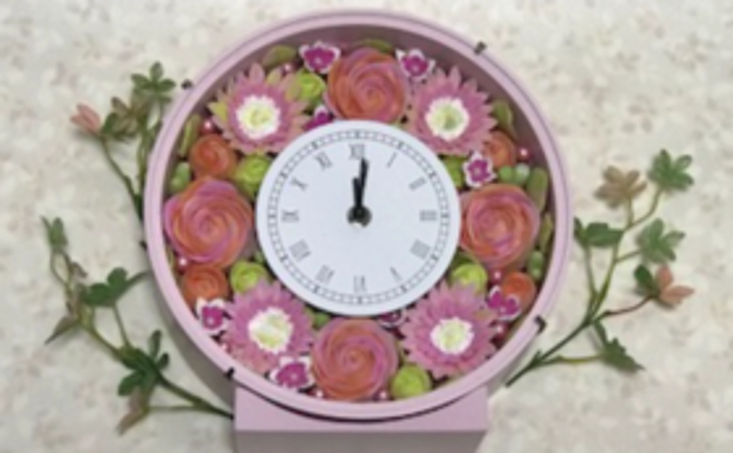 お花の時計