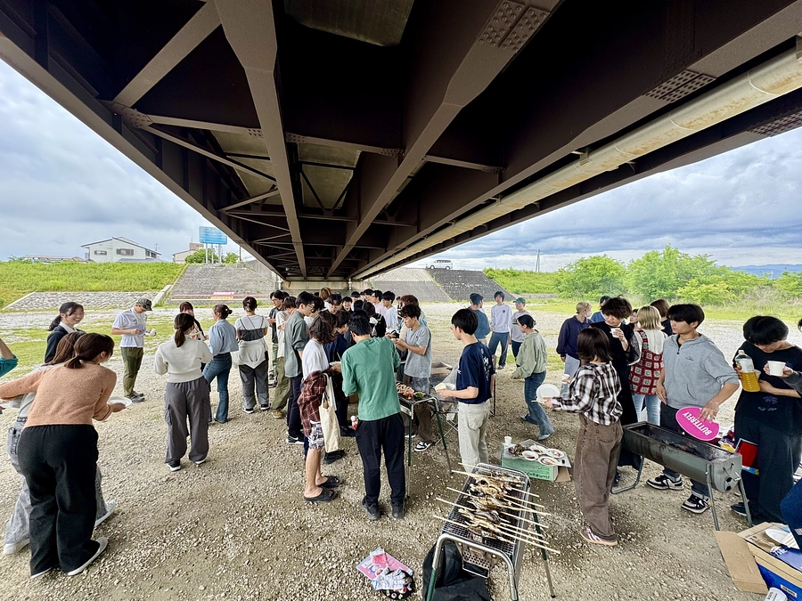 友釣りによるあゆ調査が始まりました。