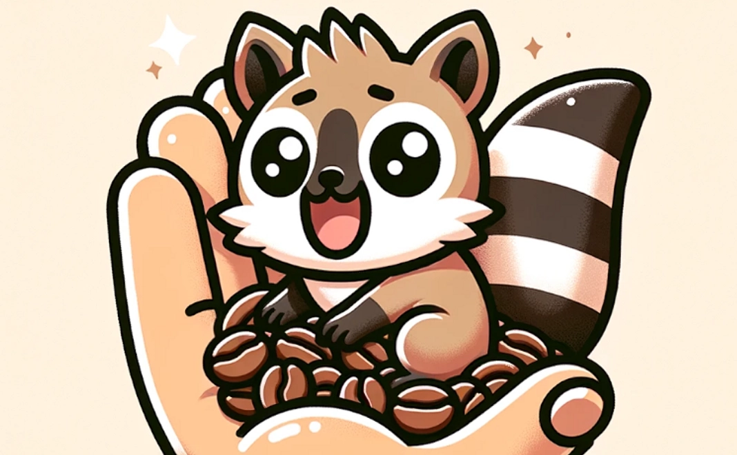 ジャコウネコ夢プロジェクト（仮）のステッカー