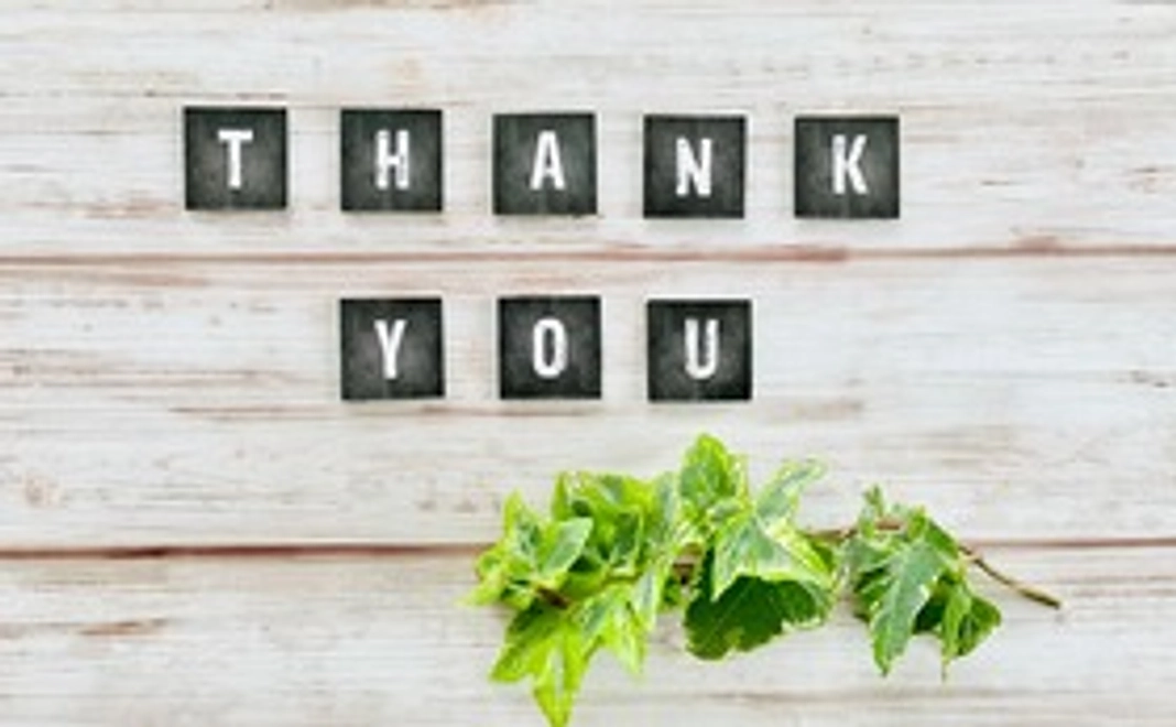 感謝の意をHPに掲載させて頂きます2