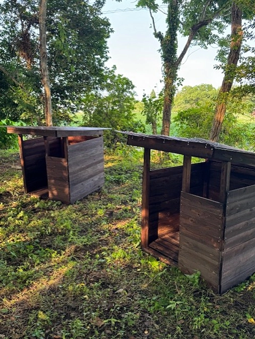 シバヤギさんのお家を作りました！！